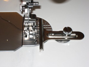 Janome 1600P-DBX adjustable cloth guide