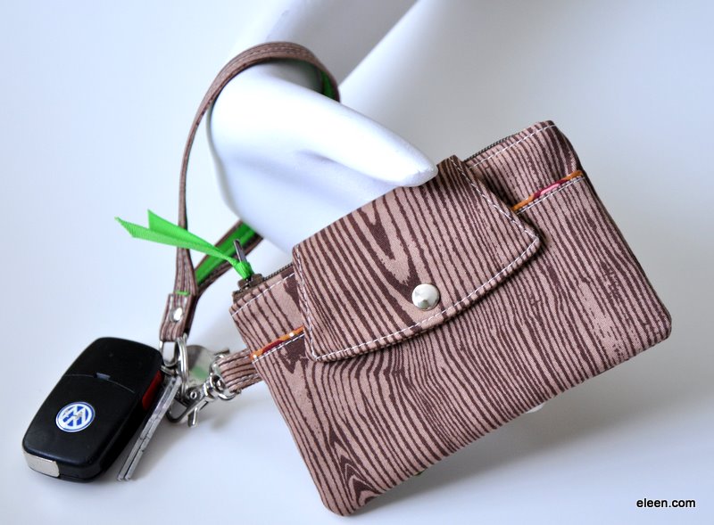 stash 'n dash zippered wallet in forest faux bois stash 'n dash zippered wallet in forest faux bois